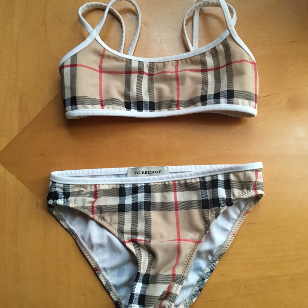 Burberry bathing suit for kids